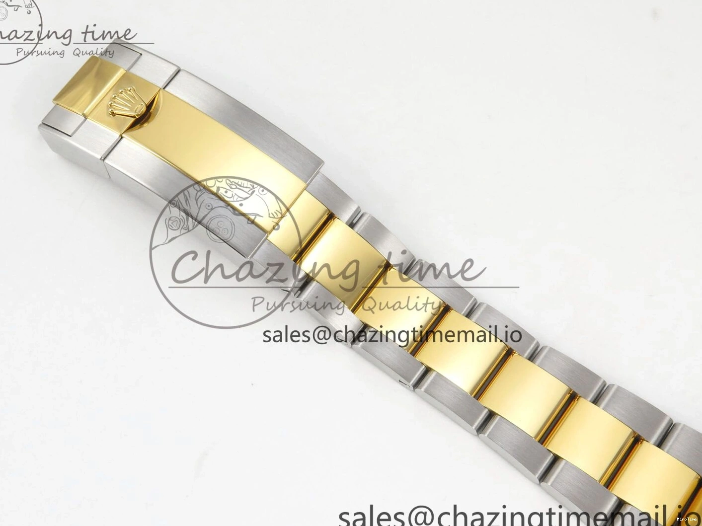 MiroTime 0512 Fashionable Daytona 126503 THBF 1:1 Best Edition Black YG Diamonds Dial on SS YG Bracelet SH 137
